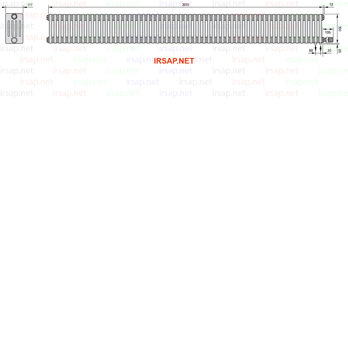 Радиатор IRSAP Tesi 50350/59 T26 CL 01